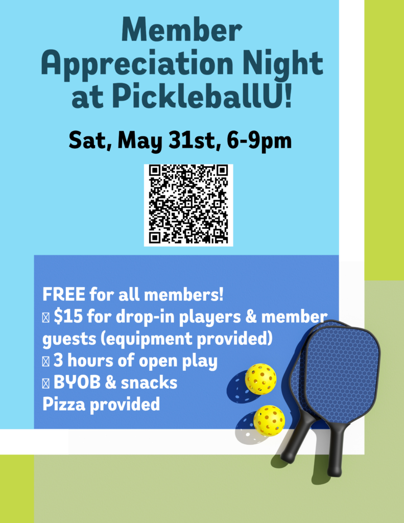 Member Appreciation PickleballU