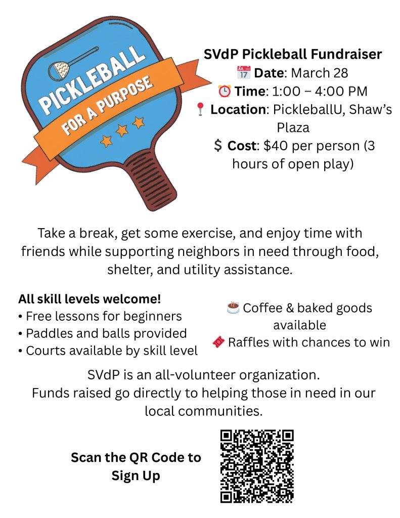 SVdP Pickleball Fundraiser Event | PickleballU